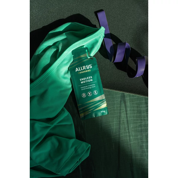 ALLRYS ENDLESS MOTION 50g datolyás-matchás smart energy food