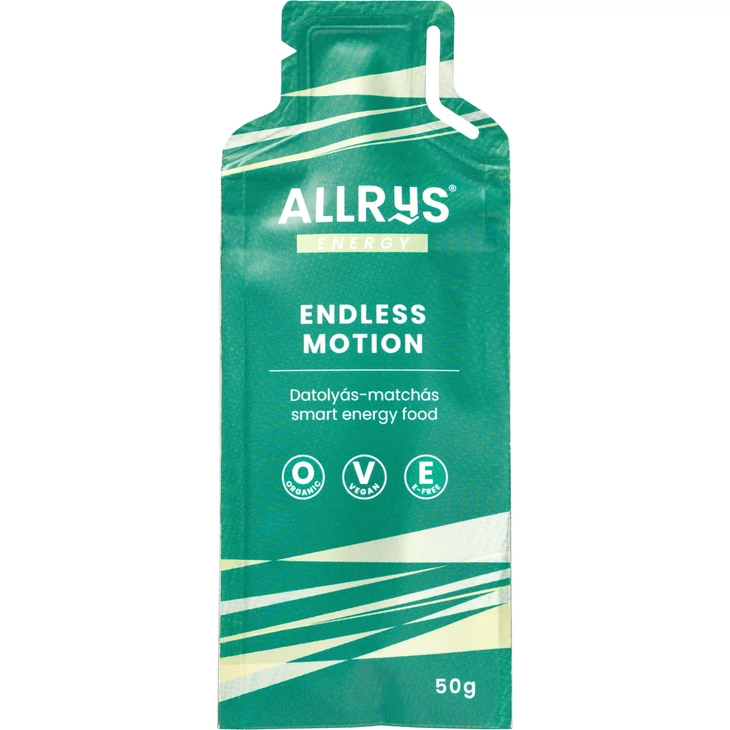 ALLRYS ENDLESS MOTION 50g datolyás-matchás smart energy food 