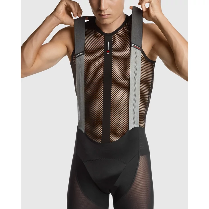 ASSOS X/3 SKIN LAYER SUPERLEGER Black II ujjatlan aláöltöző