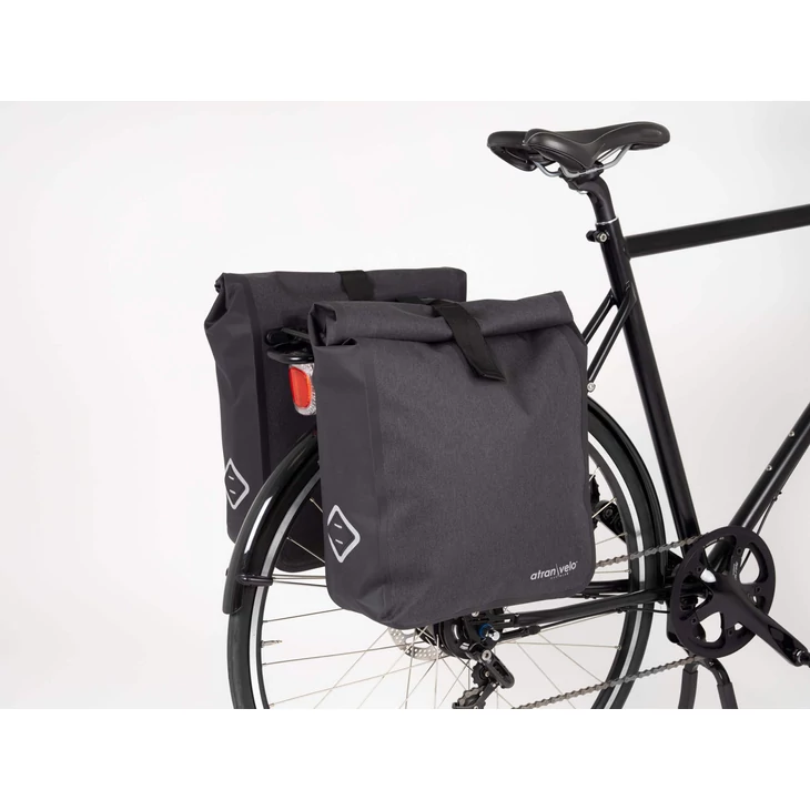 ATRANVELO TRAVEL szürke/fekete csomagtartó táska