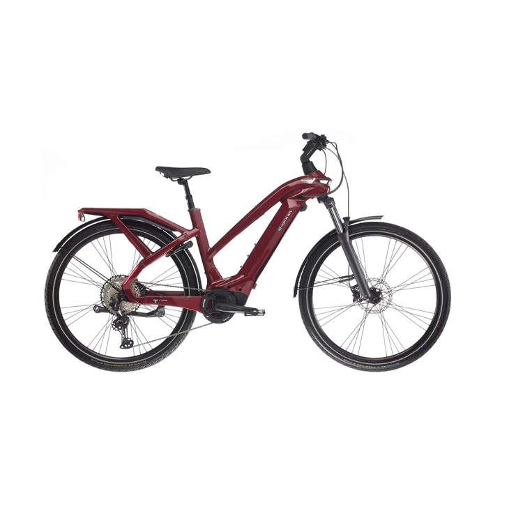 BIANCHI 25 E-OMNIA T LADY XT 12sp Bosch 625Wh Bordó M női kerékpár