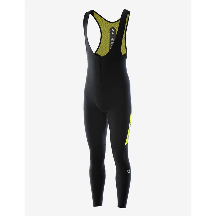 BICYCLE LINE PRO S Black/Fluo Yellow XXL kantáros hosszúnadrág