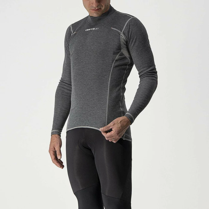 CASTELLI FLANDERS WARM Gray XXL hosszú ujjú aláöltöző