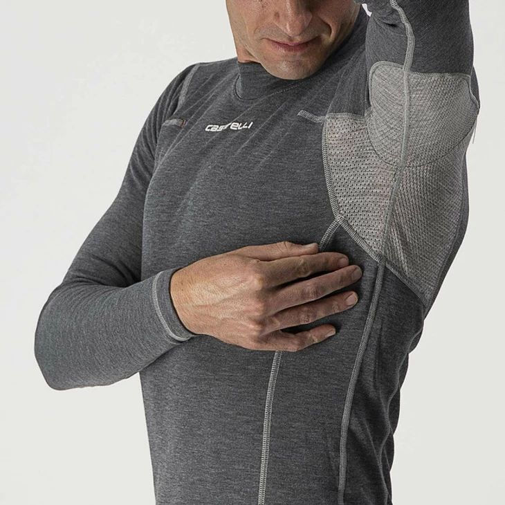 CASTELLI FLANDERS WARM Gray XXL hosszú ujjú aláöltöző