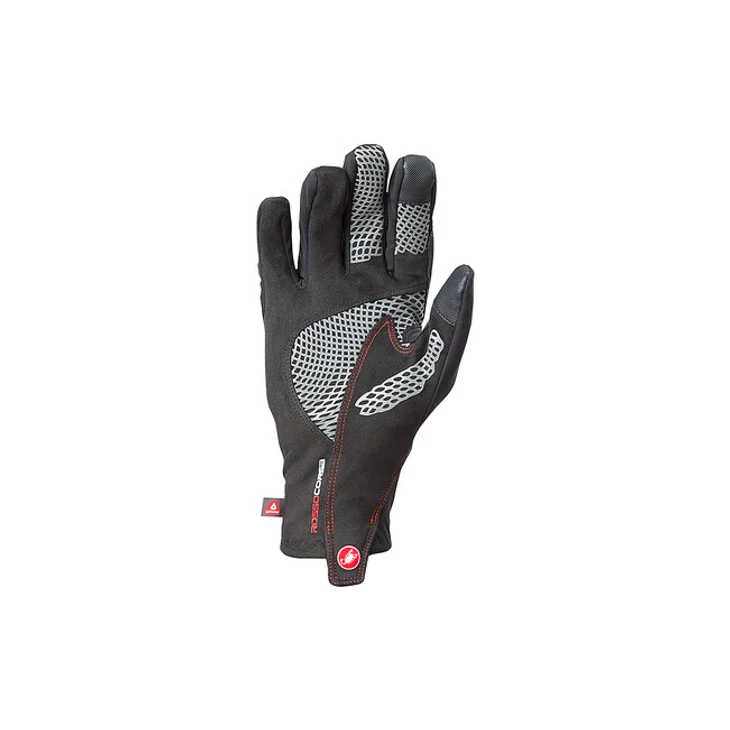 CASTELLI SPETTACOLO RoS Black Red XL hosszú ujjas kesztyű