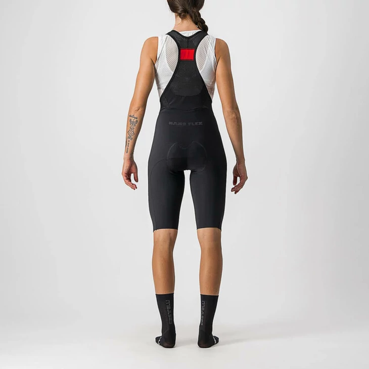 CASTELLI OMLOOP NANO W női vízálló kantáros rövidnadrág