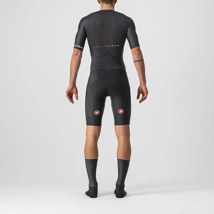 CASTELLI SANREMO 4.1 SPEED SUIT Light Black L rövid egyberuha