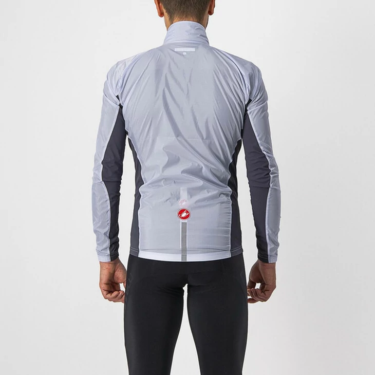 CASTELLI SQUADRA STRETCH Silver/Gray XS szélkabát