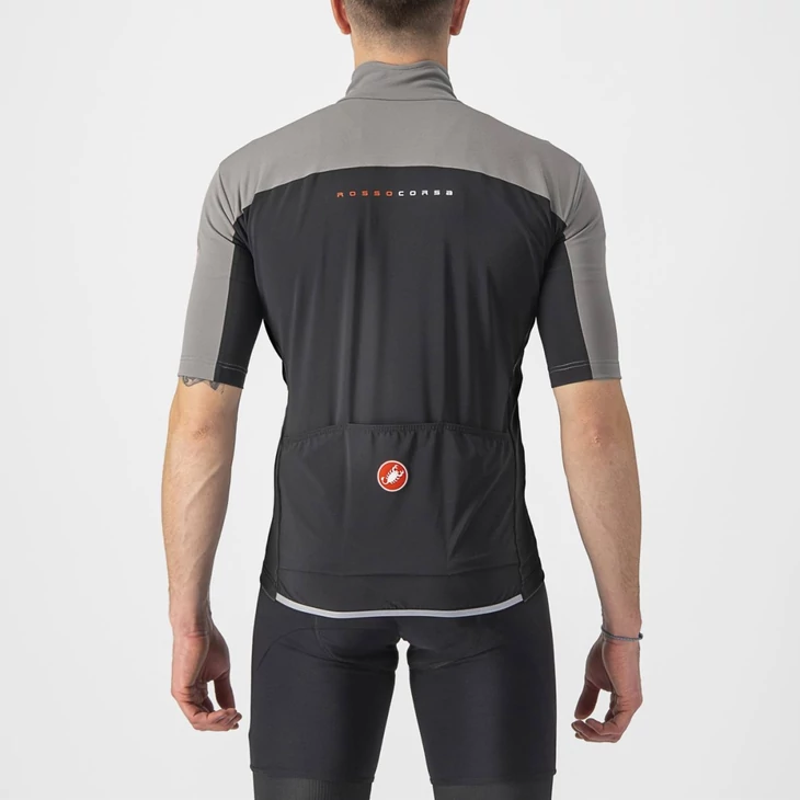 CASTELLI PERFETTO RoS 2 WIND szürke L szélálló rövid ujjú mez