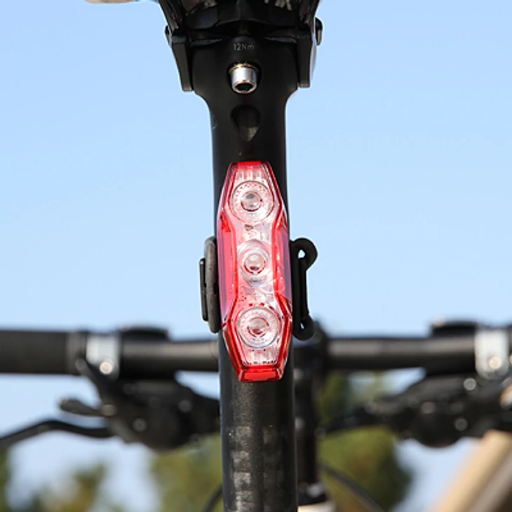 CATEYE VIZ450 TLLD820R 4 funkció 3 LED USB hátsó lámpa