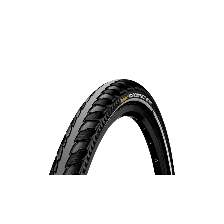 CONTINENTAL TOP CONTACT II 28" fekete/reflexcsíkos 32-622 hajtogatós gumiköpeny