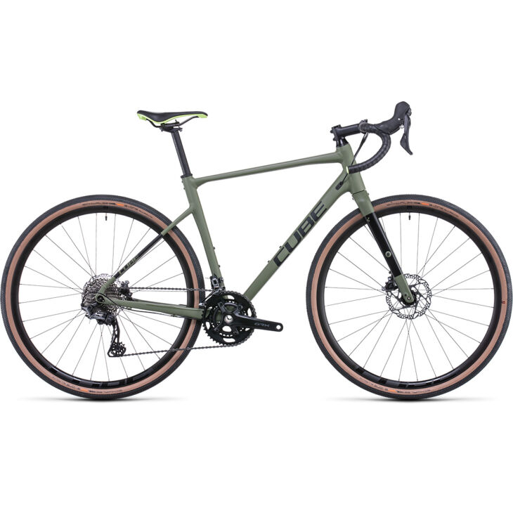 CUBE 22 NUROAD RACE olive'n'black XL/61cm kerékpár
