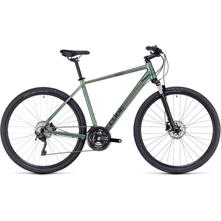 CUBE 23 NATURE EXC verde'n'black S/50 cm kerékpár