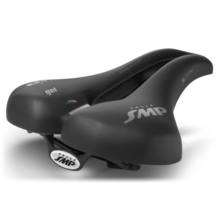 SELLE SMP E-CITY GEL fekete nyereg