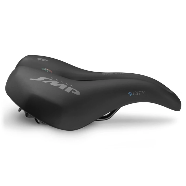 SELLE SMP E-CITY GEL fekete nyereg