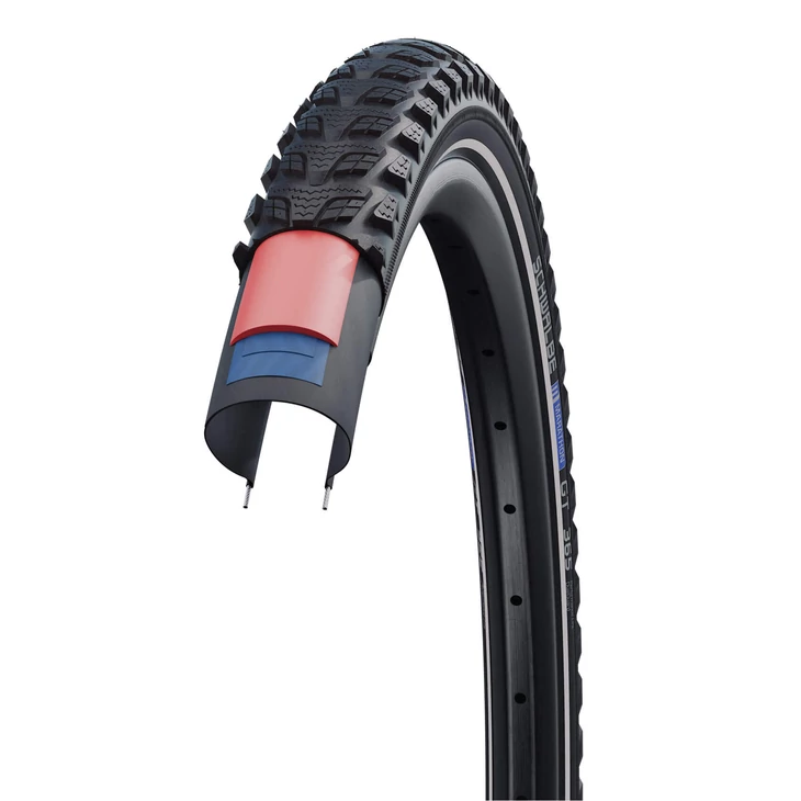 SCHWALBE MARATHON GT 365 28" fekete/reflexcsíkos 37-622 gumiköpeny