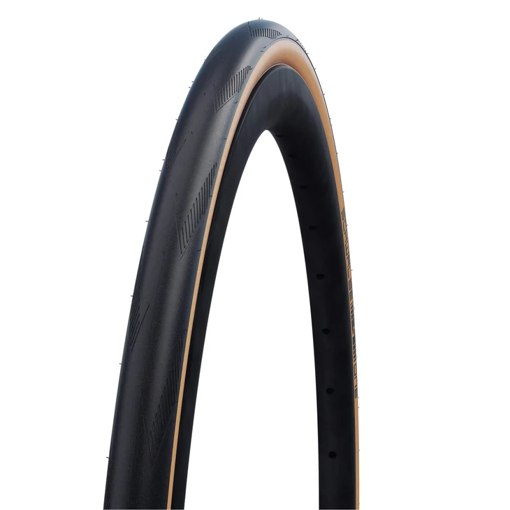 SCHWALBE ONE TLE 28" fekete/bézs 28-622 hajtogatós gumiköpeny