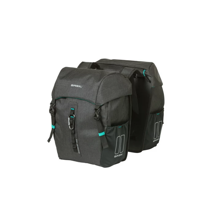 BASIL DISCOVERY 365D DOUBLE szürke M csomagtartó táska