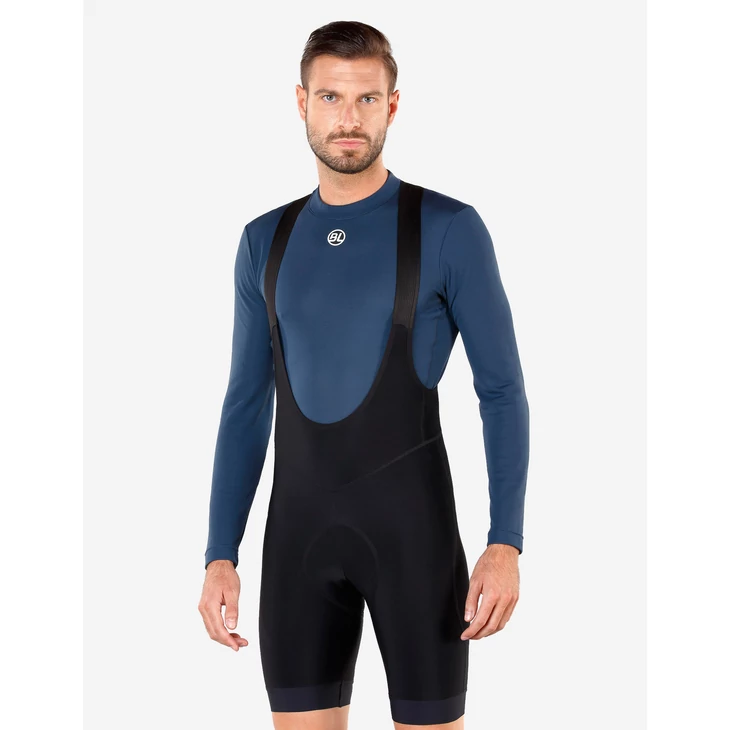 BICYCLE LINE NORMANDIA E Black S vízálló kantáros rövidnadrág