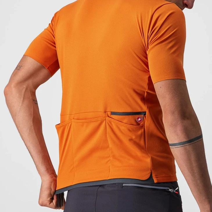 CASTELLI UNLIMITED ALLROAD Orange XL rövid ujjú mez