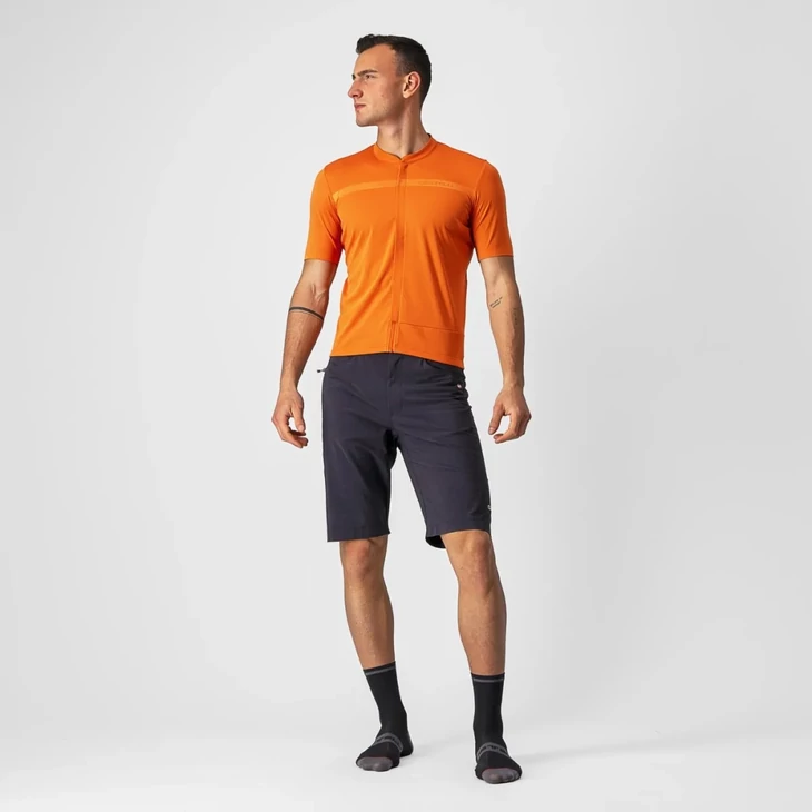 CASTELLI UNLIMITED ALLROAD Orange XL rövid ujjú mez