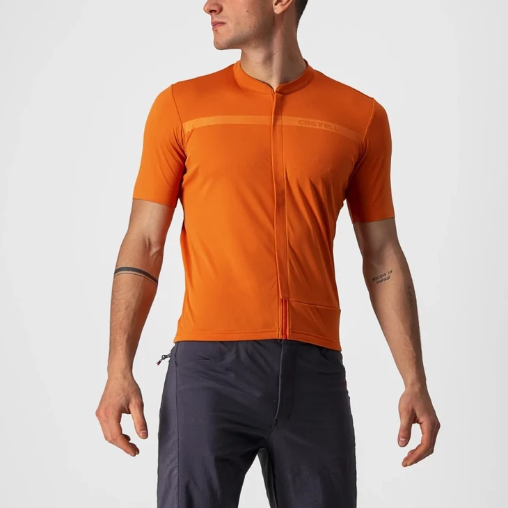 CASTELLI UNLIMITED ALLROAD Orange XL rövid ujjú mez