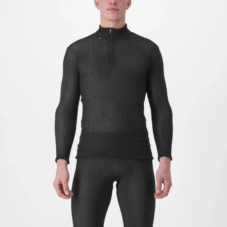 CASTELLI COLD DAYS 2nd LAYER Black L téli hosszú ujjú aláöltöző