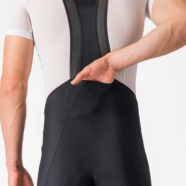 CASTELLI ESPRESSO Black S kantáros rövidnadrág