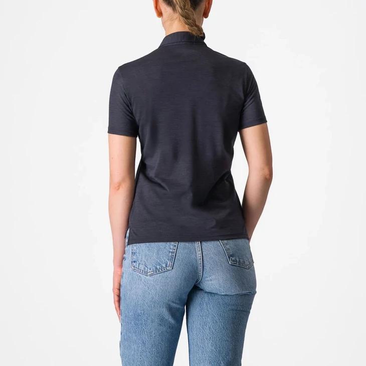 CASTELLI MERINO W női galléros póló