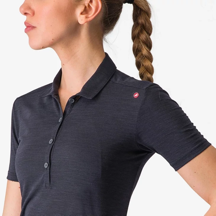 CASTELLI MERINO W női galléros póló