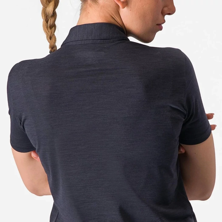 CASTELLI MERINO W női galléros póló