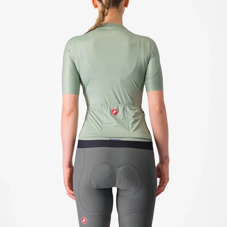 CASTELLI ESPRESSO W Defender Green/Green L női rövid ujjú mez