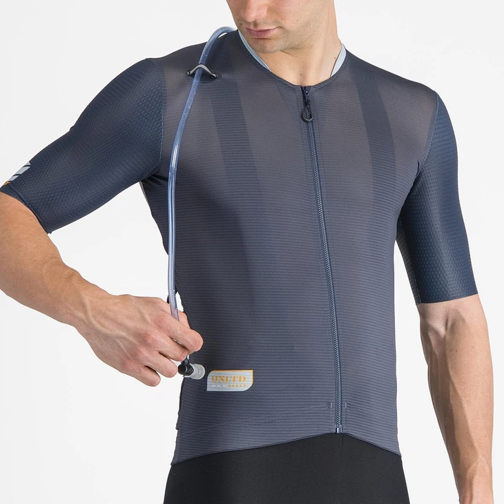 CASTELLI UNLIMITED PRO Blue/Sky-Orange M rövid ujjú mez