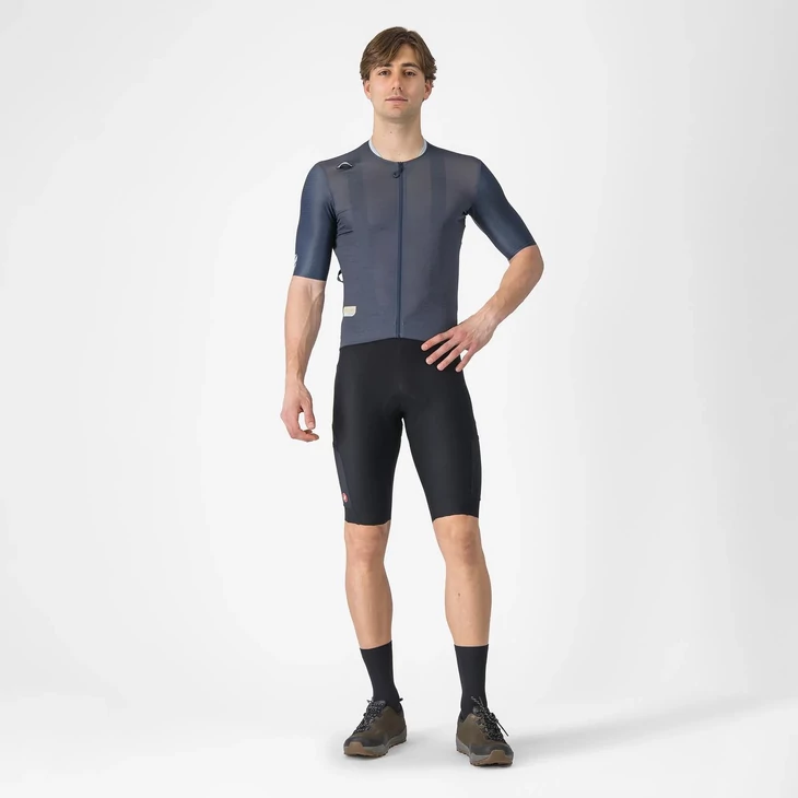 CASTELLI UNLIMITED PRO Blue/Sky-Orange M rövid ujjú mez