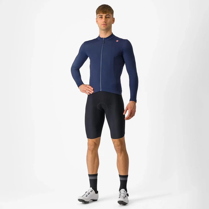 CASTELLI ESPRESSO THERMAL Blue L hosszú ujjú mez