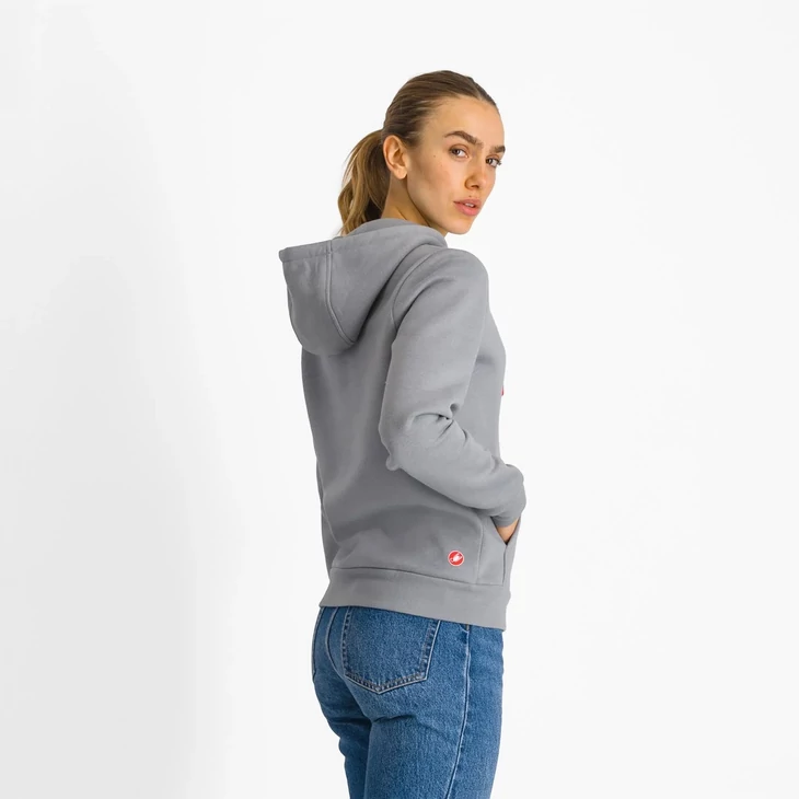 CASTELLI CLASSICO W HOODIE L női pulóver