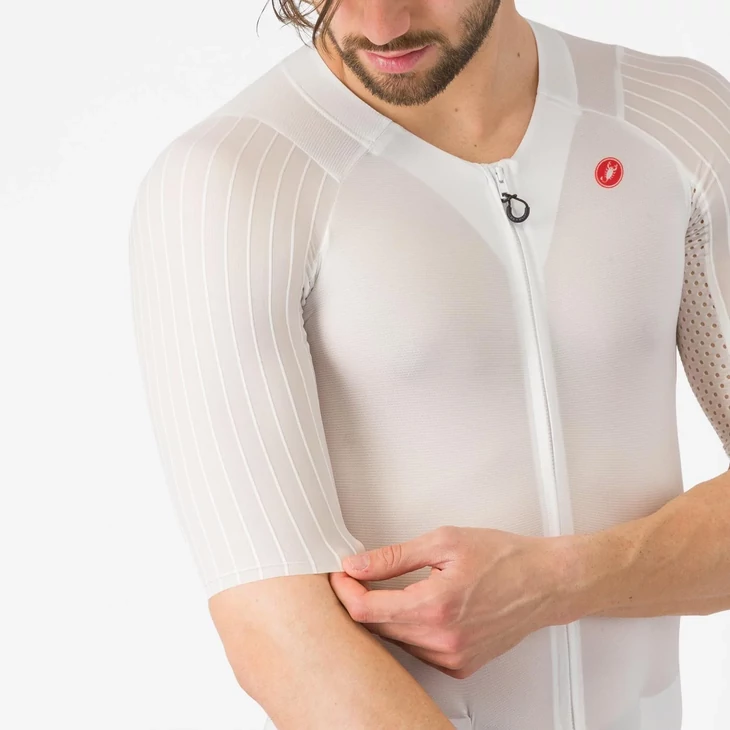 CASTELLI SANREMO S SPEED SUIT White/Mocha L egyberuha