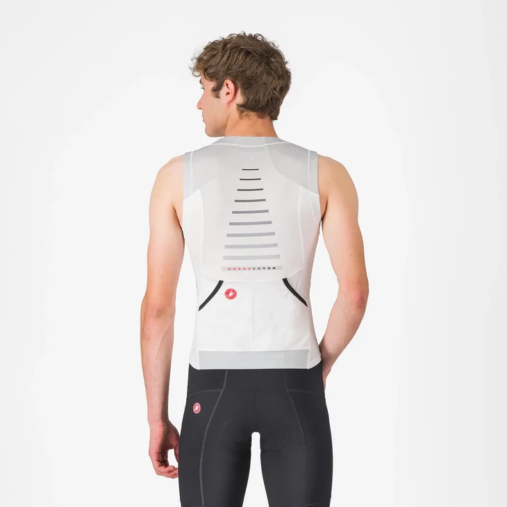CASTELLI FREE SPEED 3 White/Silver Gray XL triatlon ujjatlan mez