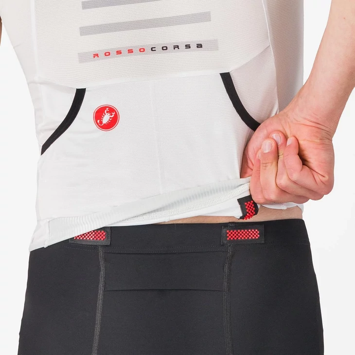 CASTELLI FREE SPEED 3 White/Silver Gray XL triatlon ujjatlan mez