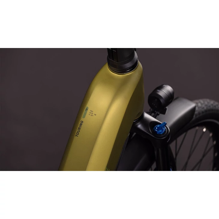 CUBE 26 TOURING HYBRID PRO 800 goldenlime'n'black Easy Entry 46 cm női kerékpár