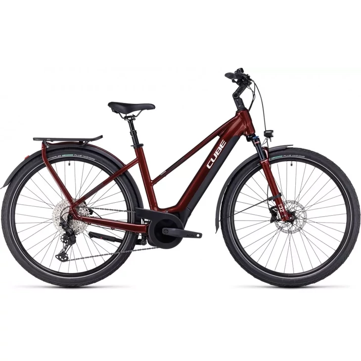 CUBE 24 TOURING HYBRID EXC 625 kerékpárCUBE 24 TOURING HYBRID PRO 625 pearlysilver'n'black M/54 cm kerékpár