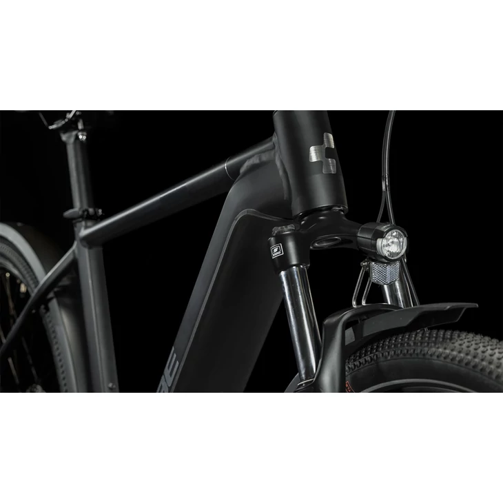 CUBE 24 NURIDE HYBRID PRO 625 ALLROAD black'n'metal S/50 cm Easy Entry női kerékpár