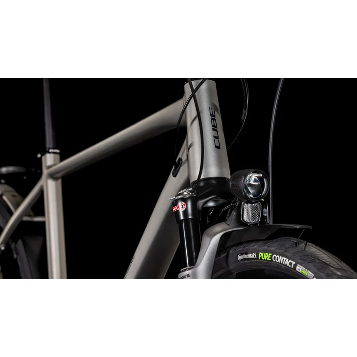 CUBE 25 KATHMANDU EXC grey'n'black 46 cm kerékpár