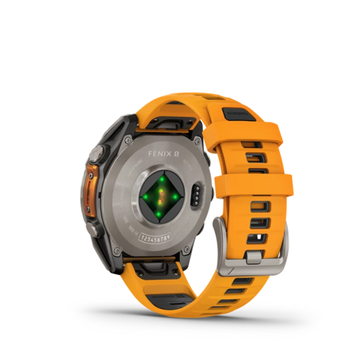 GARMIN FENIX 8 titán/narancs sportóra