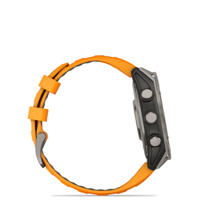 GARMIN FENIX 8 titán/narancs sportóra