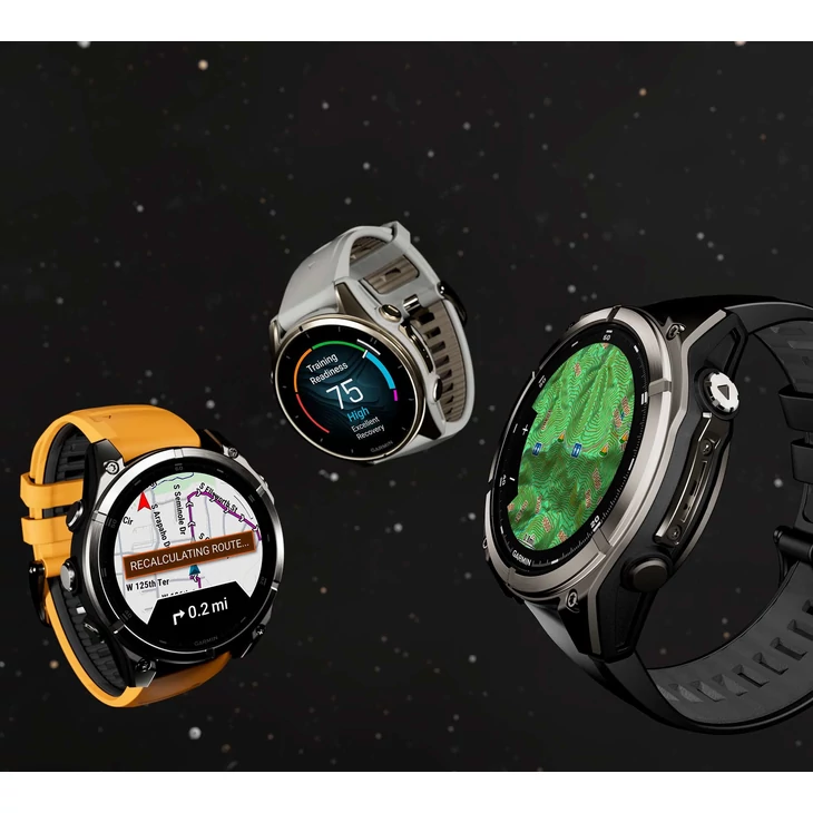 GARMIN FENIX 8 titán/narancs sportóra