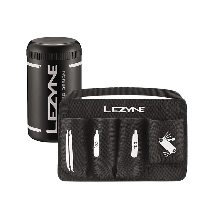 LEZYNE FLOW CADDY szerszámos kulacs belső rendezővel