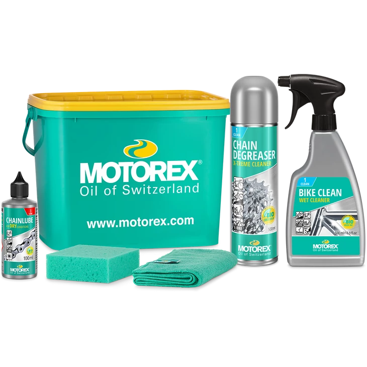 MOTOREX BIKE CLEANING KIT vödörben