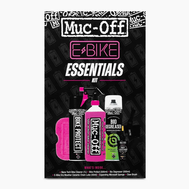 MUC-OFF E-BIKE ESSENTIALS KIT tisztítószett