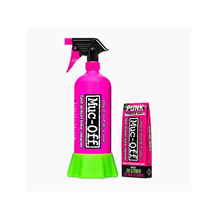 MUC-OFF BOTTLE FOR LIFE flakon és kerékpártisztító por csomag